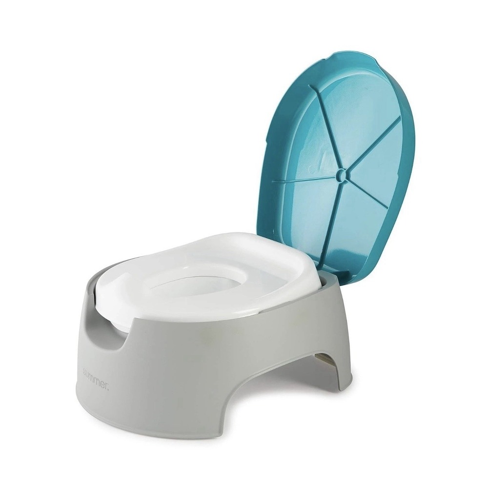 Summer 3-in-1 Train with Me Potty, Seat Topper and Stepstool for Toddler